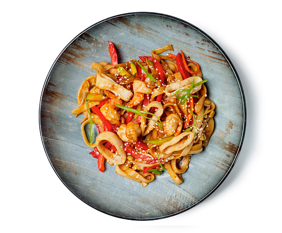 Удон с морепродуктами 1